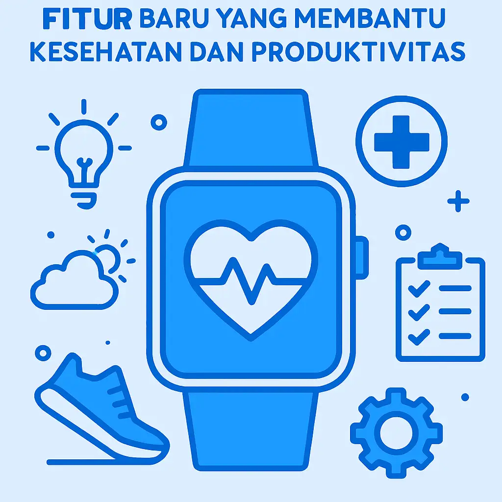Teknologi Smartwatch: Fitur Baru yang Membantu Kesehatan dan Produktivitas